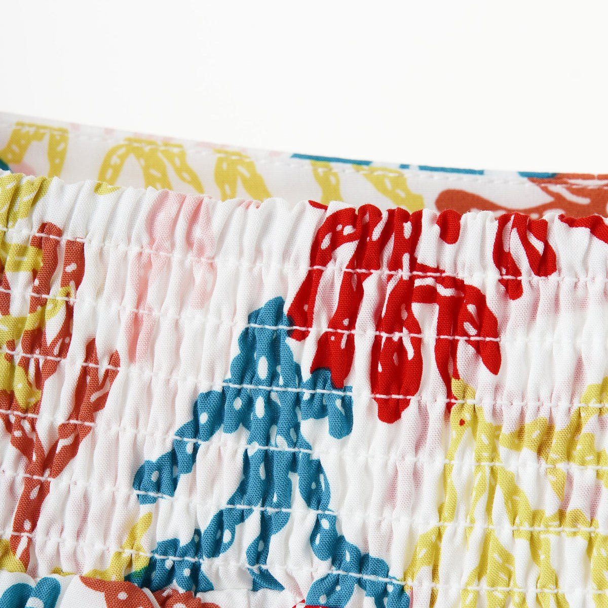 Multi-color shorts, Elasticated Waist, Coral & Reef patterns.