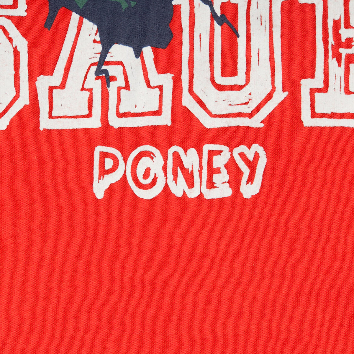 Red Dinosaur printed Top, long sleeves, buttoned shoulder strap.  