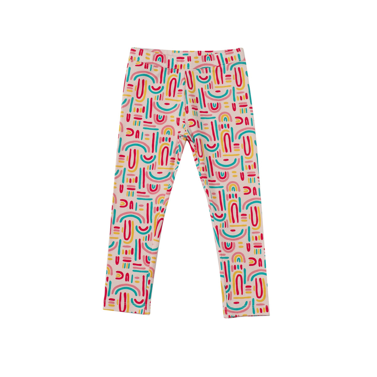 multi-color Leggings, Elasticated waist, full-length.  