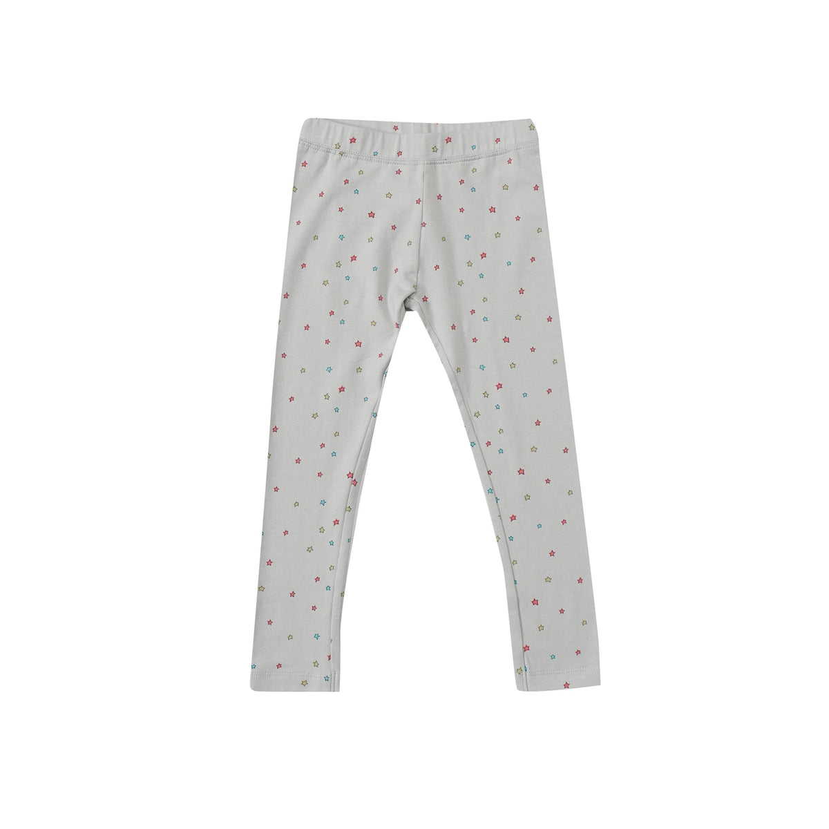 Grey Leggings, Full-length, elasticated with star prints all over. 