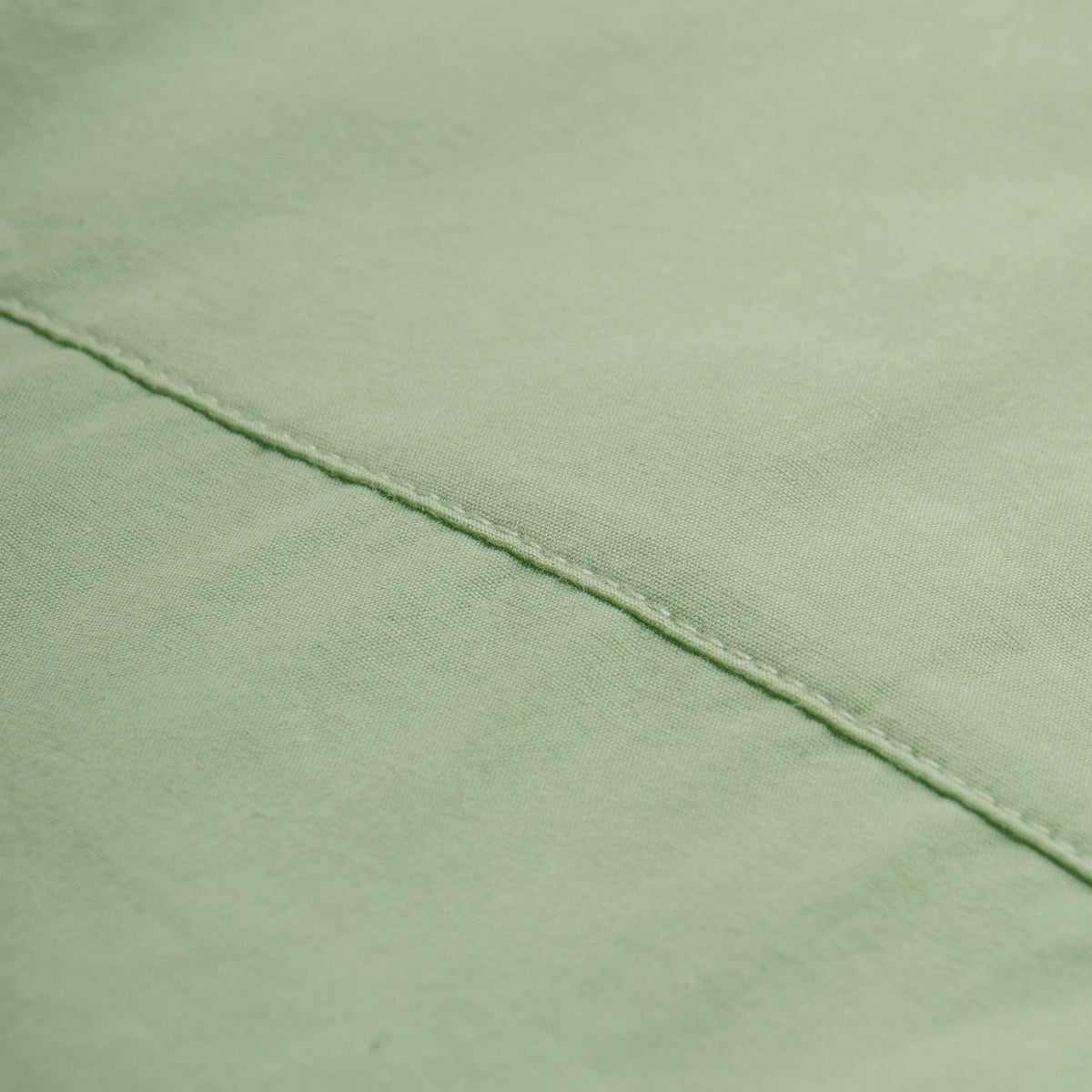 Light green, short sleeve top, button strapped shoulder and a cute logo tag attached. 